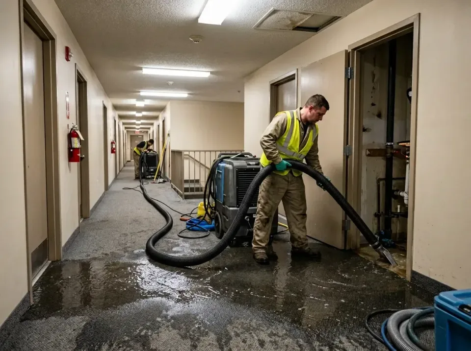 multi-unit-apartment-hallway-f-005 — frequently asked questions, Emergency Burst Pipe Water Extraction & Removal in Batesvil…